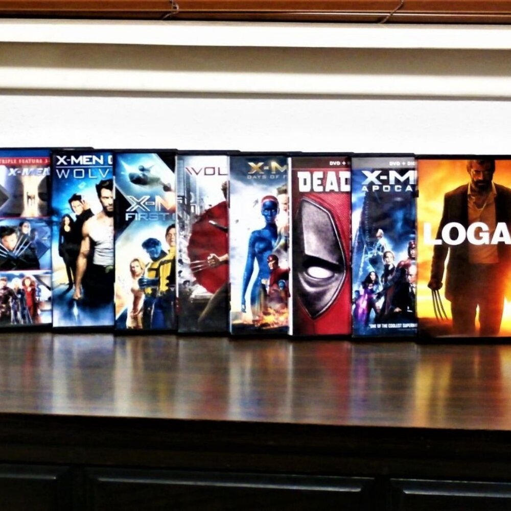 10 X-MEN DVD MOVIES on 10 Disc ~ IN ORDER: X-Men, X2, The Last Stand, Origins...